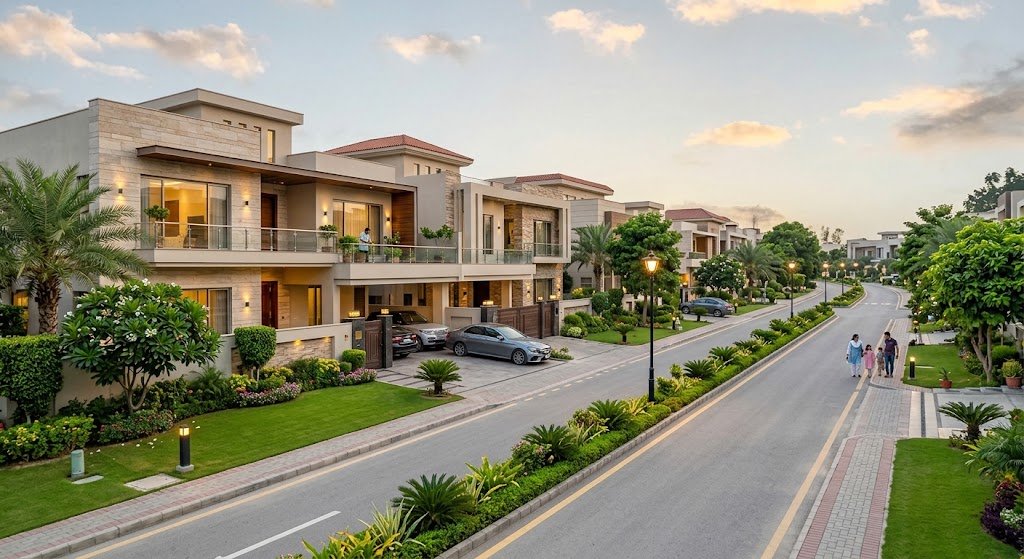 Modern Pakistani residential architecture and premium property development
